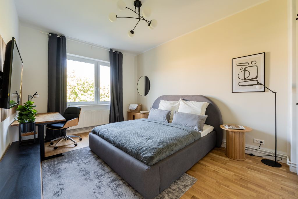 Miete 1 Zimmer Wohnung Berlin | Ganze Wohnung | Berlin | Neu renovierte 2-Zimmer-Wohnungen mit geräumigem Wohnzimmer und Arbeitsplatz | Hominext