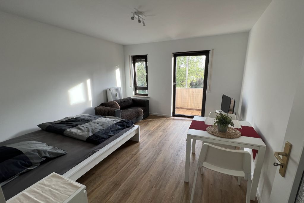 Miete 1 Zimmer Wohnung Mannheim | Ganze Wohnung | Mannheim | Schönes Apartment mit Balkon in Mannheim Nahe Rheinauer See | Hominext