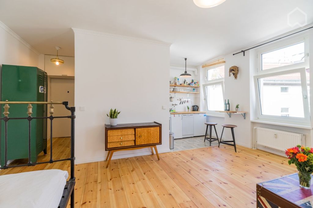 Miete 1 Zimmer Wohnung Berlin | Ganze Wohnung | Berlin | Helle Designer Wohnung beste Lage Kreuzberg Neukölln Hermannplatz Maybachufer Schönleinstr Südstern Hasenheide Graefekiez U7/8 | Hominext