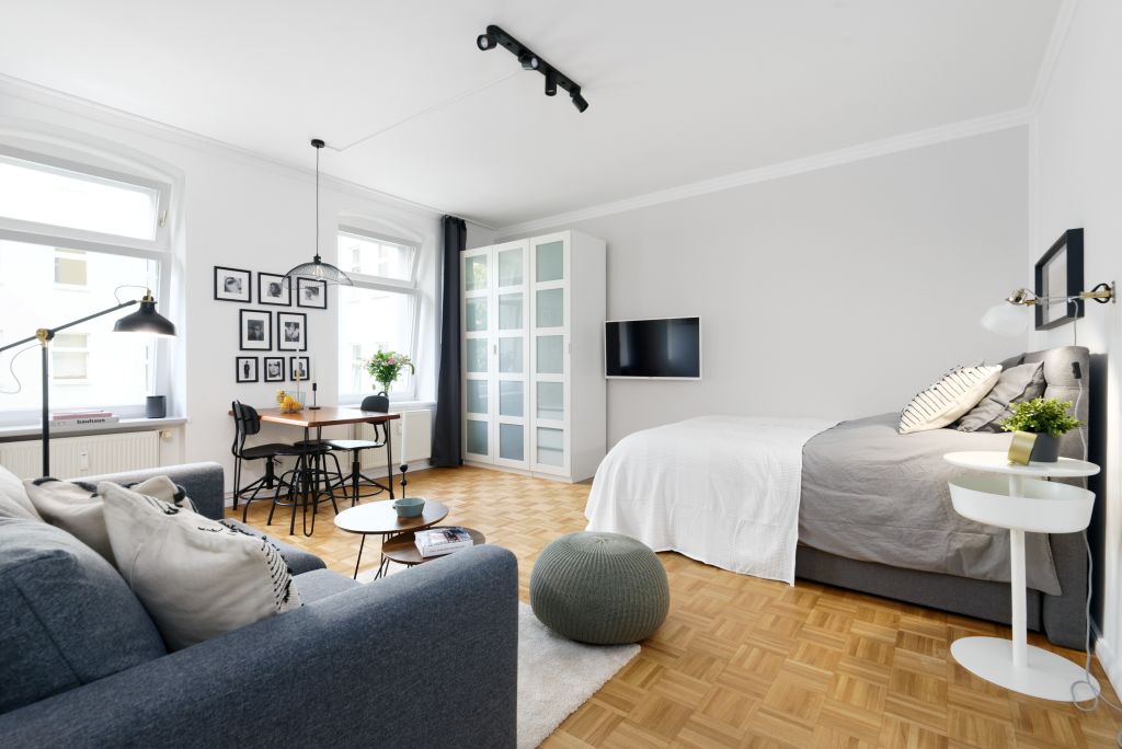 Miete 1 Zimmer Wohnung Berlin | Ganze Wohnung | Berlin | 1-Zimmer Luxus-Wohlfühl-Apartment in Berlin Mitte (direkt am Weinbergspark) | Hominext