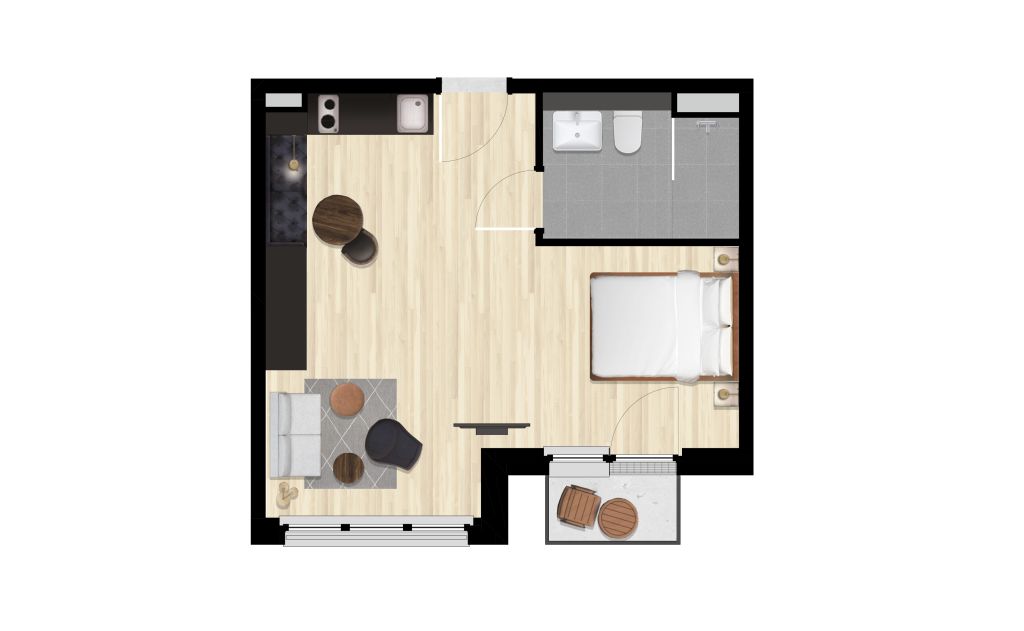 Miete 1 Zimmer Wohnung Berlin | Ganze Wohnung | Berlin | Privatwohnung in Rummelsburg, Berlin | Hominext