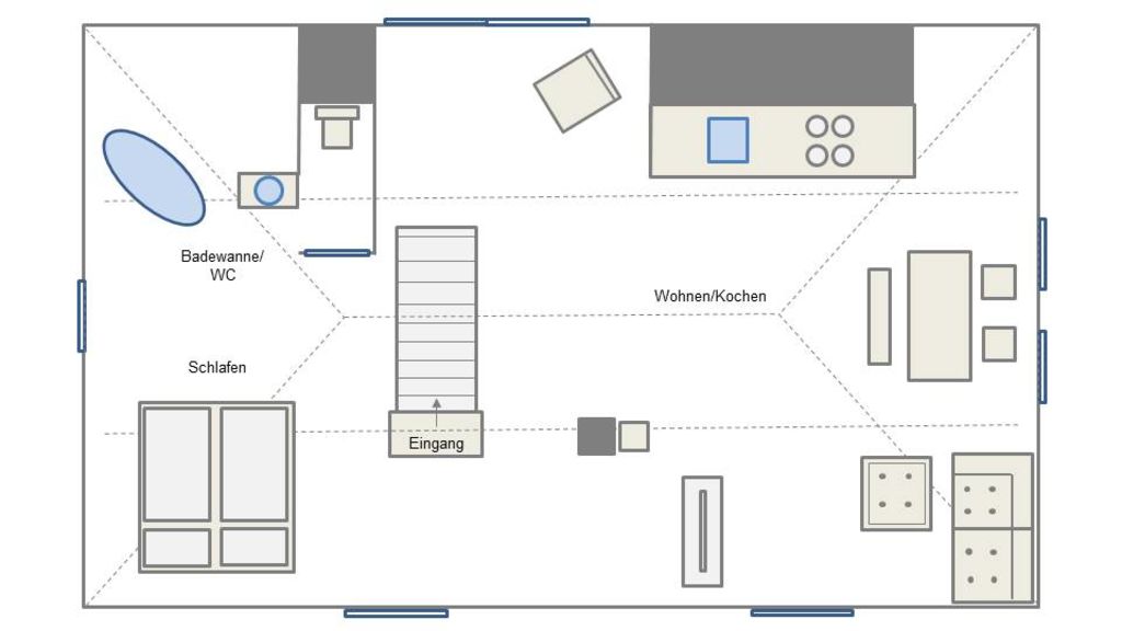 Rent 1 room apartment Mömbris | Entire place | Mömbris | Apartment Deborah | Hominext