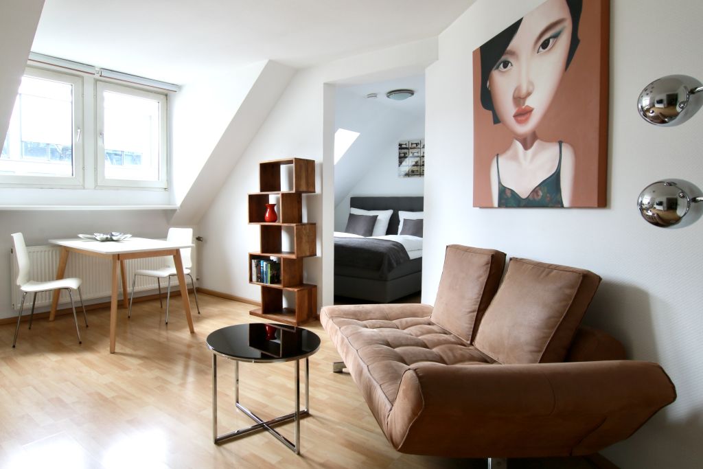 Miete 1 Zimmer Wohnung Köln | Ganze Wohnung | Köln | Schickes Studio Apartment im beliebten Belgischen Viertel | Hominext