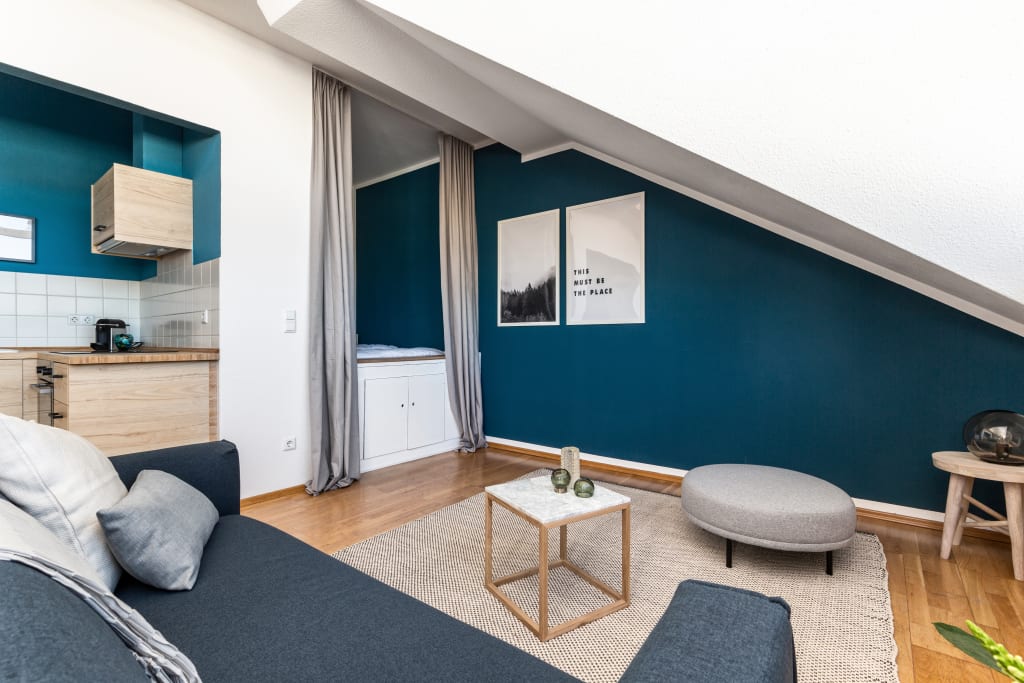 Miete 1 Zimmer Wohnung Berlin | Ganze Wohnung | Berlin | Ein Berliner Penthouse-Apartment mit Aussicht | Hominext