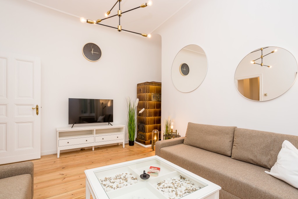 Miete 1 Zimmer Wohnung Berlin | Ganze Wohnung | Berlin | Charmantes und modernes Apartment im Altbau | Hominext