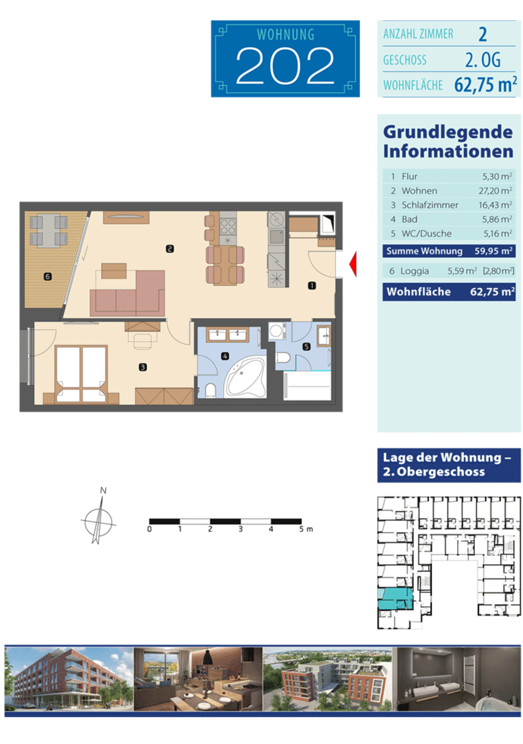 Rent 1 room apartment Regensburg | Entire place | Regensburg | 2-Zi. Apt. - Neubau, modern, zentrumsnah, Donaublick, MwSt. inklusive | Hominext