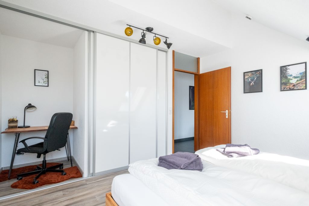 Miete 1 Zimmer Wohnung Steinenbronn | Ganze Wohnung | Steinenbronn | Nature Terminal Apartment - Stilvolles und gemütliches Apartment nahe Stuttgart Flughafen/Messe, BB, RT, TÜ, S, ES | Hominext