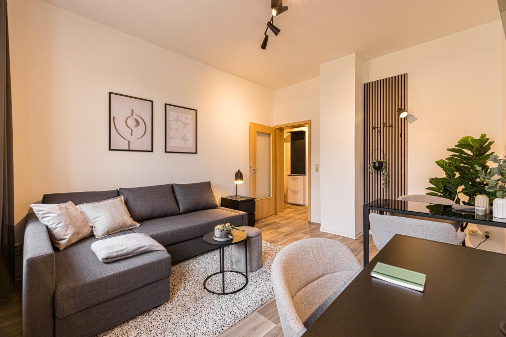 Rent 1 room apartment Magdeburg | Entire place | Magdeburg | Modernes und stilvolles Business Apartment in Magdeburg | Hominext