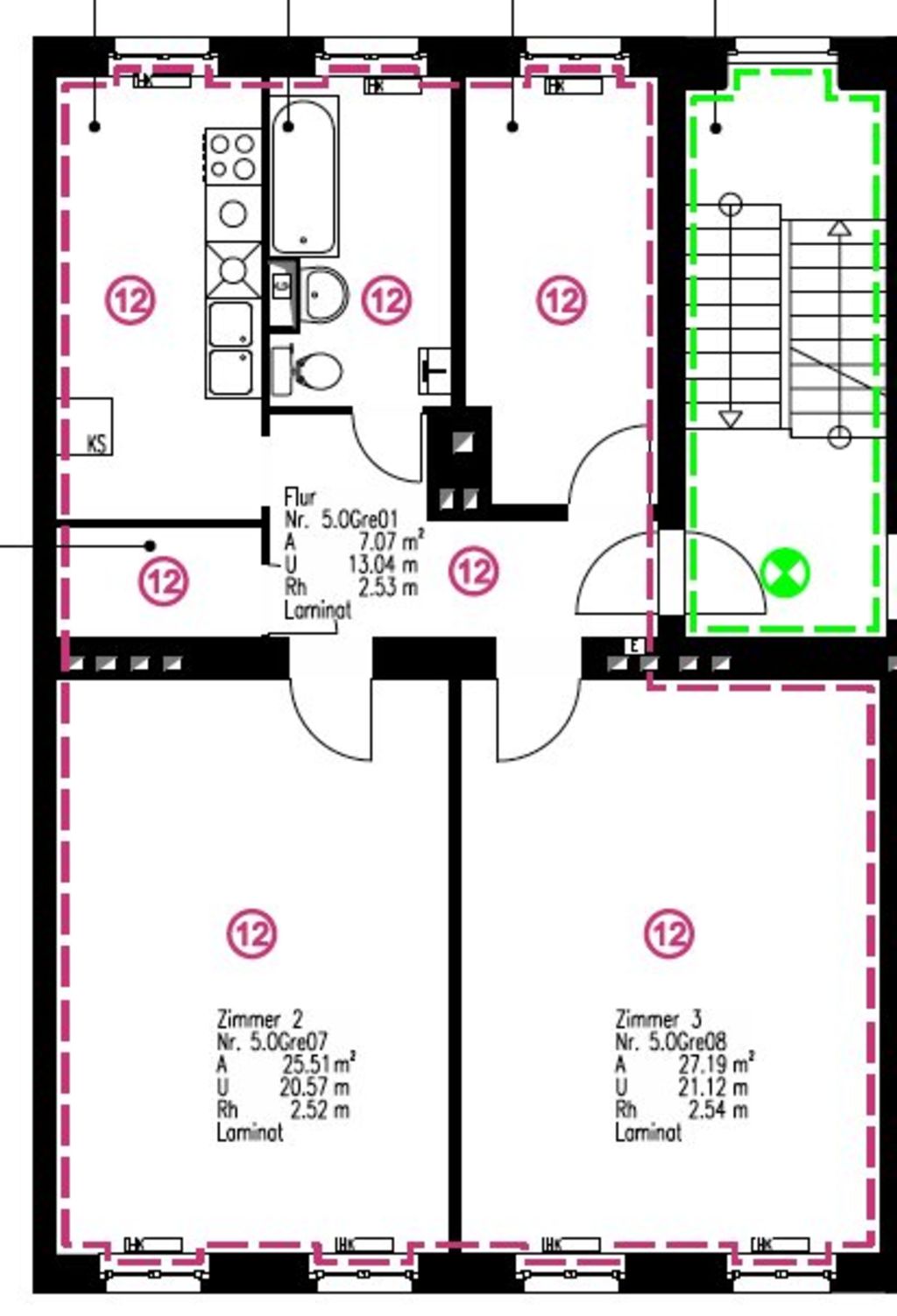 Miete 2 Zimmer Wohnung Berlin | Ganze Wohnung | Berlin | Direkt am Zionskirchplatz wohnen. | Hominext