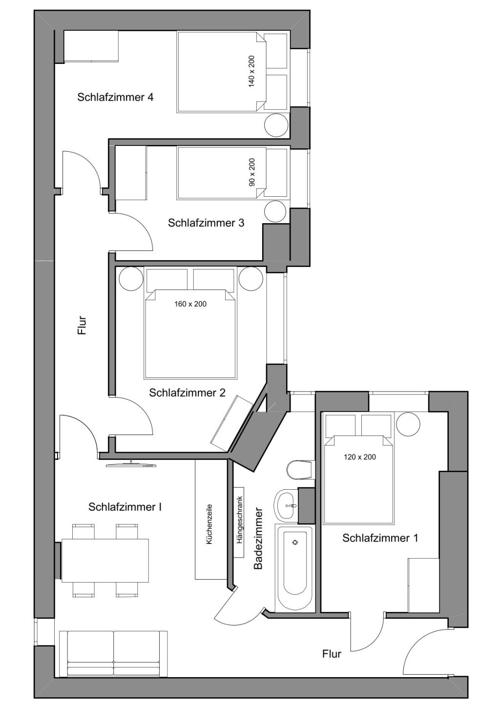 Miete 4 Zimmer Wohnung Berlin | Ganze Wohnung | Berlin | gemütliche 5-Zimmer-Wohnung im Herzen von Berlin mit guter Verkehrsanbindung | Hominext