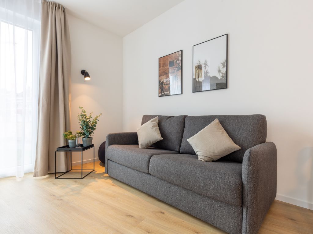 Rent 1 room apartment Gütersloh | Entire place | Gütersloh | Gütersloh Eickhoffstraße - Suite L mit Schlafsofa & Balkon | Hominext