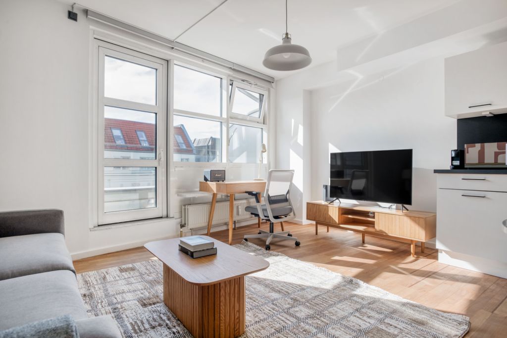 Miete 1 Zimmer Wohnung Berlin | Ganze Wohnung | Berlin | Modernes Studio mitten in Berlin von vielen Einkaufsmöglichkeiten und Restaurants umgeben | Hominext