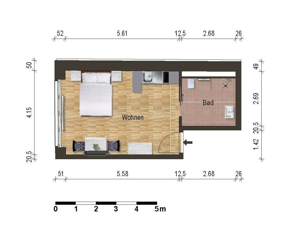 Rent 1 room apartment Berlin | Entire place | Berlin | Stylisches Apartment am Rosenthaler Platz | Hominext