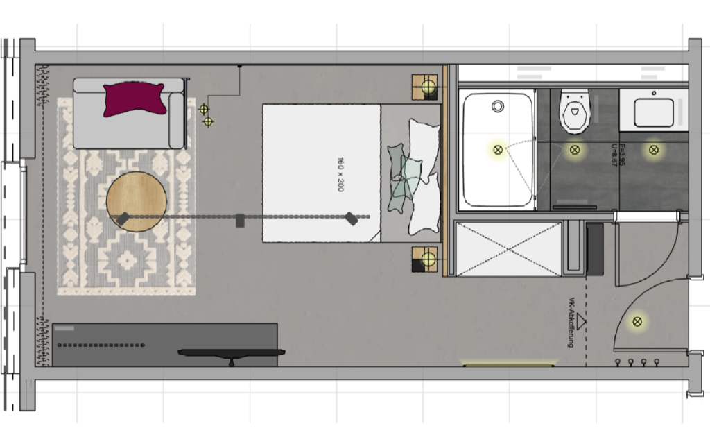 Miete 1 Zimmer Wohnung Bochum | Ganze Wohnung | Bochum | Modernes Studio in Bochum | Hominext