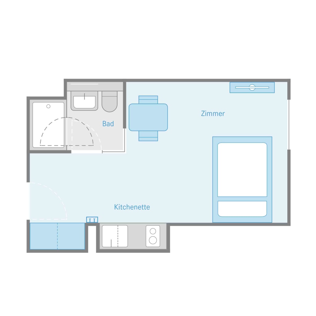 Rent 1 room apartment München | Entire place | München | Dein Zuhause auf Zeit in München | Hominext