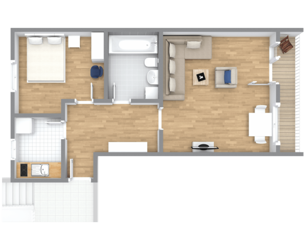 Miete 1 Zimmer Wohnung Köln | Ganze Wohnung | Köln | Schönes Apartment mit Balkon im belgischen Viertel | Hominext