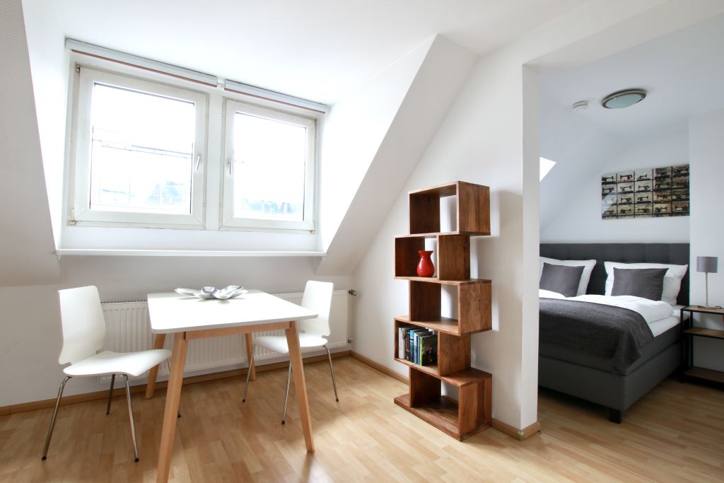 Miete 1 Zimmer Wohnung Köln | Ganze Wohnung | Köln | Schickes Studio Apartment im beliebten Belgischen Viertel | Hominext