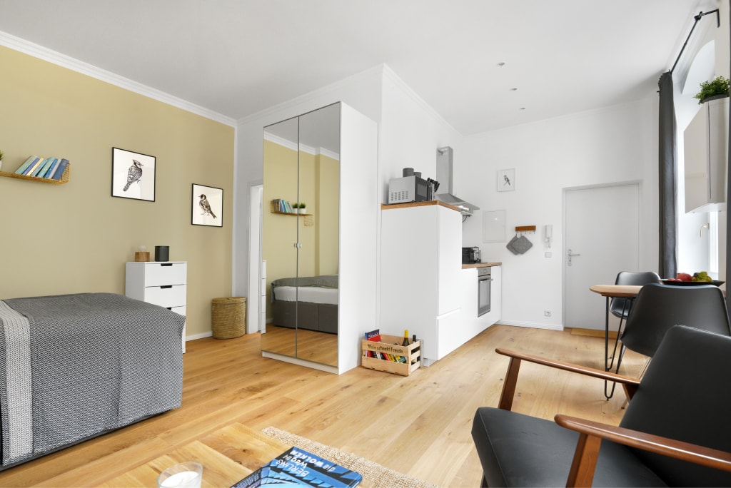 Miete 1 Zimmer Wohnung Berlin | Ganze Wohnung | Berlin | 1-Zimmer Luxus-Wohlfühl-Apartment im Herzen vom Prenzlauer Berg | Hominext