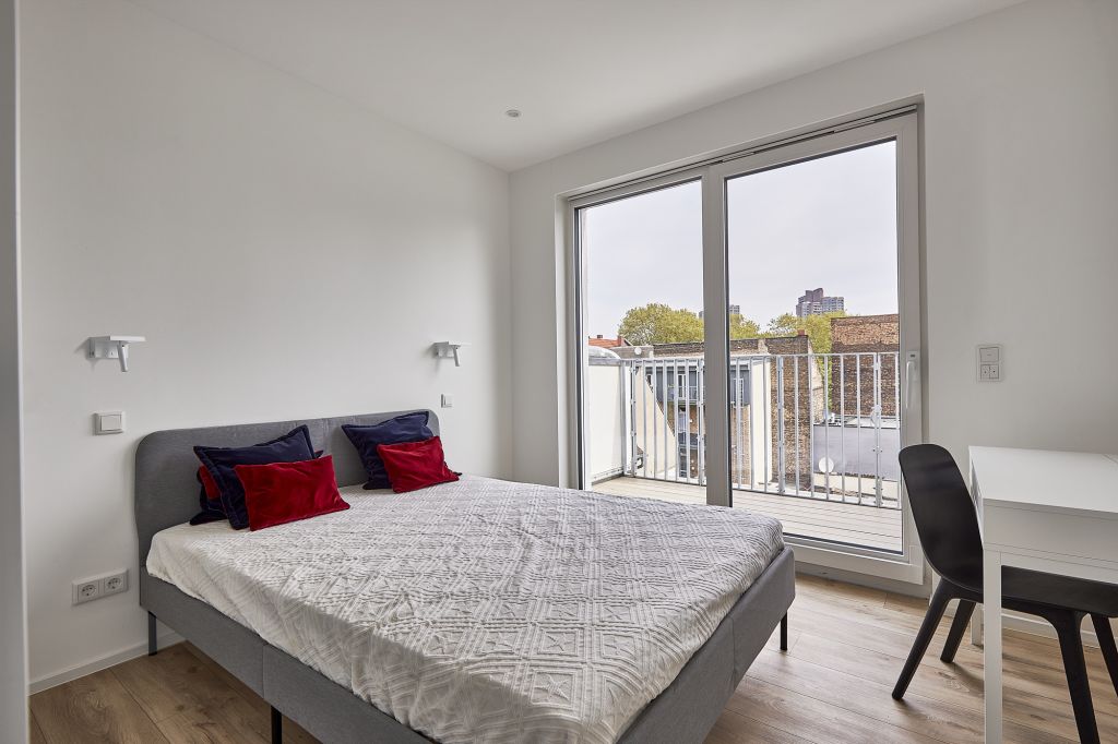 Miete 1 Zimmer Wohnung Mannheim | Ganze Wohnung | Mannheim | Komplett neues Apartment mit Dachterrasse in Mannheim, Erstbezug | Hominext