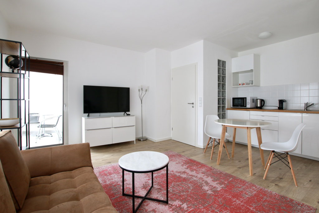 Miete 1 Zimmer Wohnung Köln | Ganze Wohnung | Köln | Pan-3134 · Schickes Studio, zentral  und ruhig, Balkon | Hominext