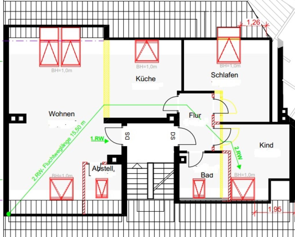 Miete 2 Zimmer Wohnung Essen | Ganze Wohnung | Essen | Tree House Penthouse*Zentrum*Uniklinik*Fußbodenheizung* | Hominext