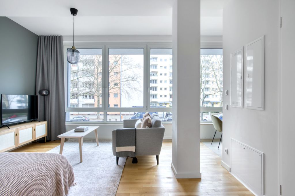 Miete 1 Zimmer Wohnung Berlin | Ganze Wohnung | Berlin | Wunderschöne Studio Wohnung in Charlottenburg. Fußläufig 50 Meter von der nächsten U-Bahn Station (Spichernstraße) | Hominext