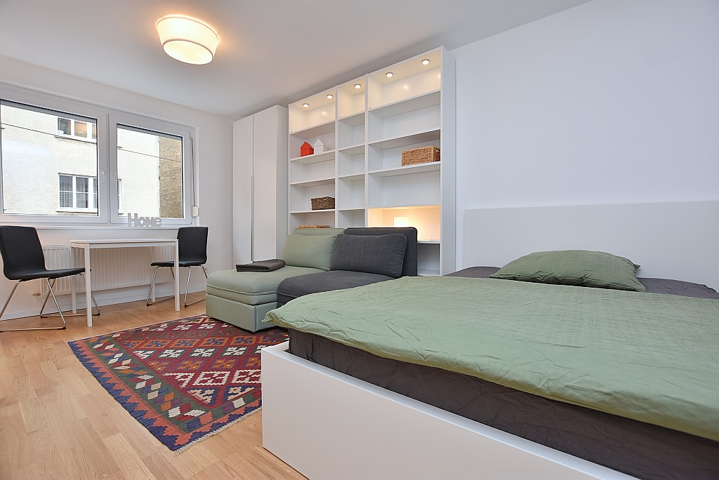 Miete 1 Zimmer Wohnung Stuttgart | Ganze Wohnung | Stuttgart | Mitten in der Stadt - Dennoch ruhig | Hominext