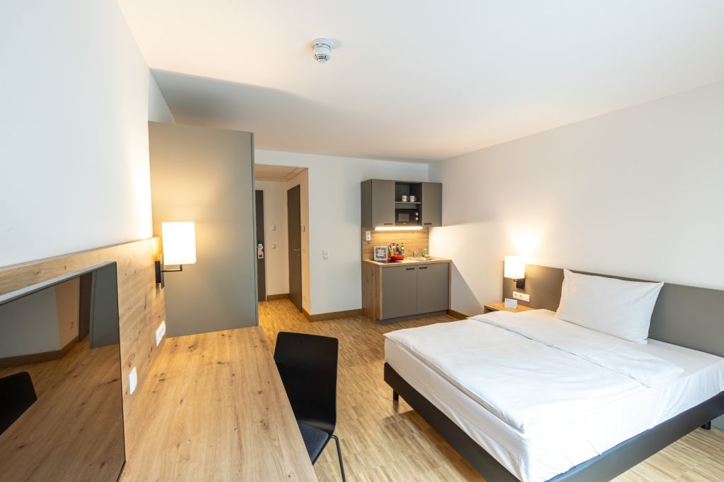 Miete 1 Zimmer Wohnung Stuttgart | Ganze Wohnung | Stuttgart | Comfy Apartments - voll ausgestattetes Studio mit Küche | Hominext