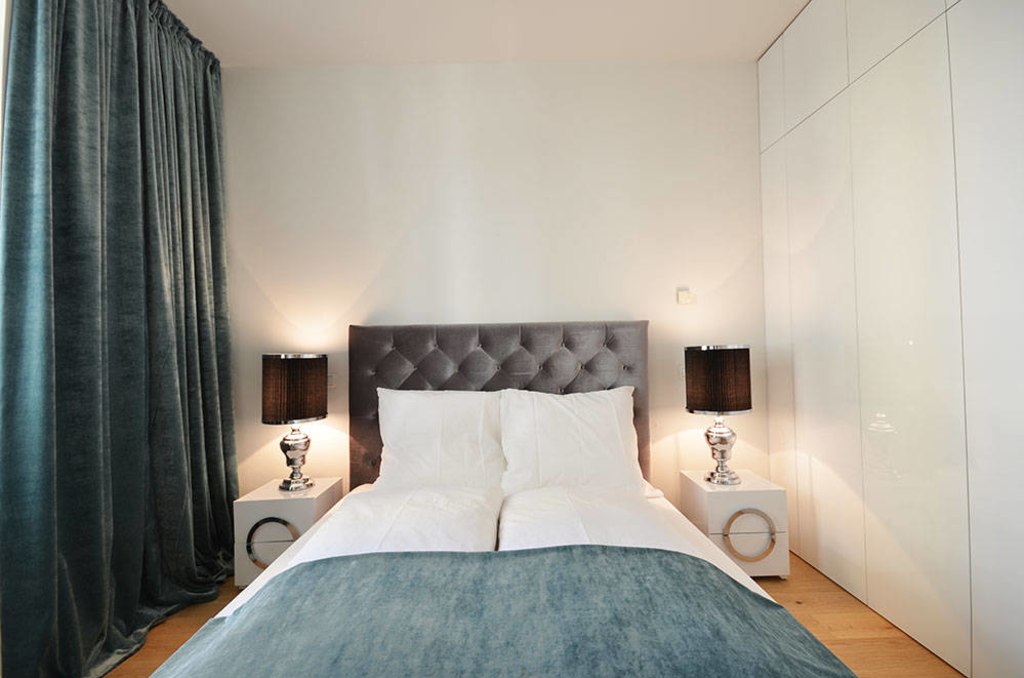 Miete 1 Zimmer Wohnung Frankfurt am Main | Ganze Wohnung | Frankfurt am Main | Elegante und voll möblierte Business-Wohnung mit 1 Schlafzimmer in Frankfurt am Main bei Mainufer # 6080 | Hominext