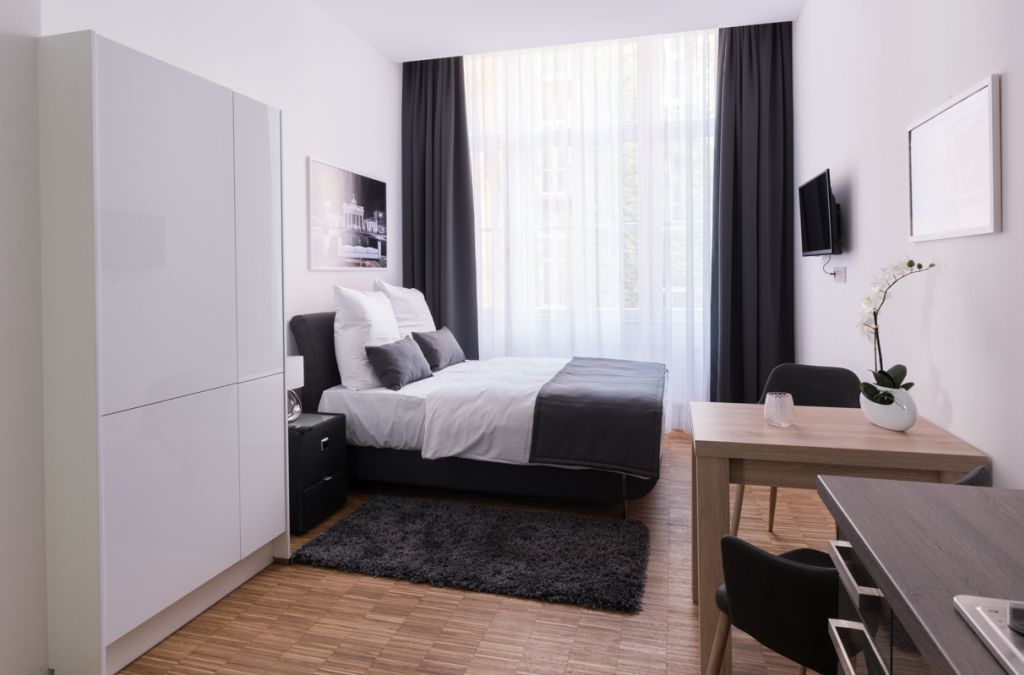 Miete 1 Zimmer Wohnung Berlin | Ganze Wohnung | Berlin | Premium 1-Zimmer Business Apartment in Mitte | Hominext