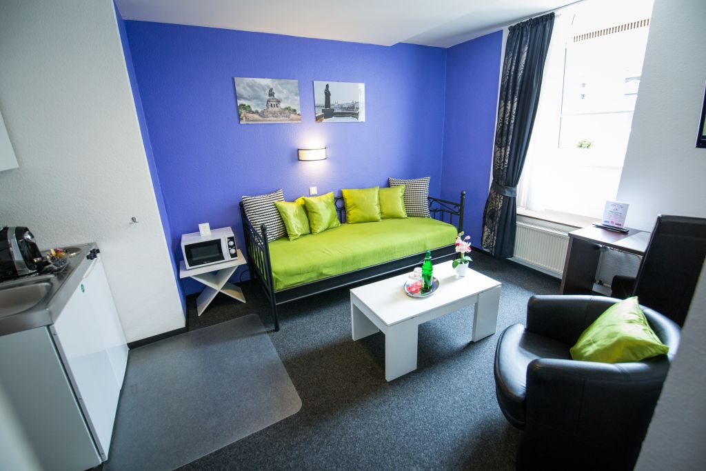 Miete 1 Zimmer Wohnung Koblenz | Ganze Wohnung | Koblenz | All Inclusive-Wohnen in bester Altstadtlage mit freiem WLAN (Superior Apartment) | Hominext