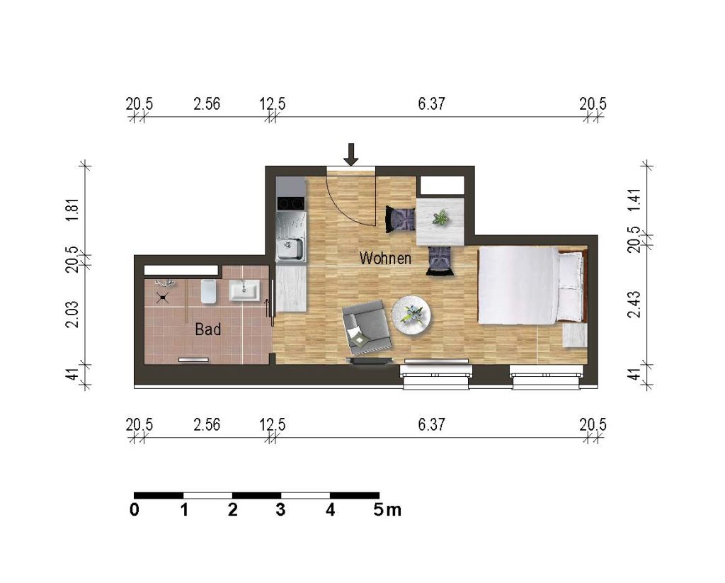 Rent 1 room apartment Berlin | Entire place | Berlin | Einzigartiges, gemütliches 1-Z. Apartment in Mitte | Hominext