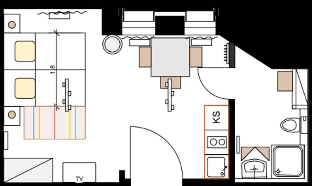 Rent 1 room apartment Berlin | Entire place | Berlin | Modernes und helles Studio im kernsanierten Altbau in Friedrichshain | Hominext