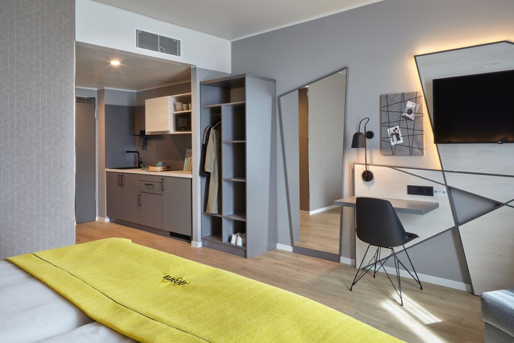 Miete 1 Zimmer Wohnung Düsseldorf | Ganze Wohnung | Düsseldorf | Serviced Apartment | modernes Wohnen auf Zeit | Hominext