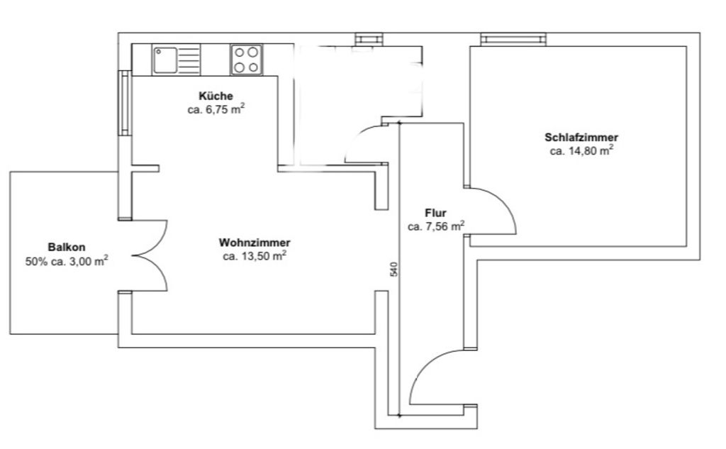 Miete 1 Zimmer Wohnung Hamburg | Ganze Wohnung | Hamburg | Wunderschöner Design-Altbau in Hoheluft | Hominext