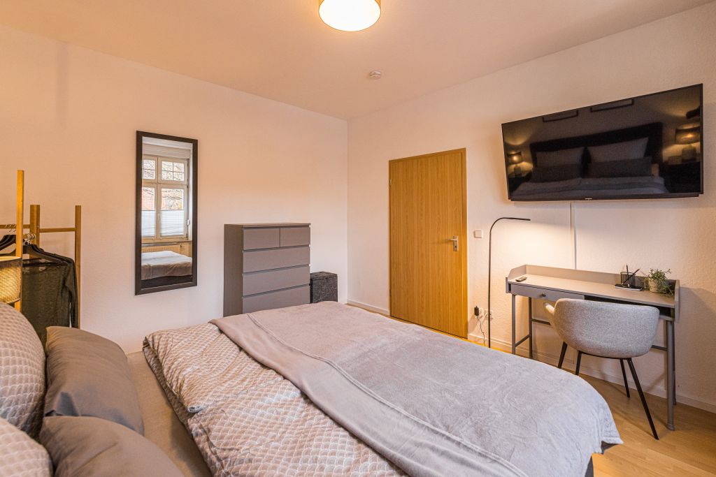 Miete 2 Zimmer Wohnung Magdeburg | Ganze Wohnung | Magdeburg | Modernes Apartment mit 2 großen Schlafzimmern und separatem Wohnzimmer | Hominext