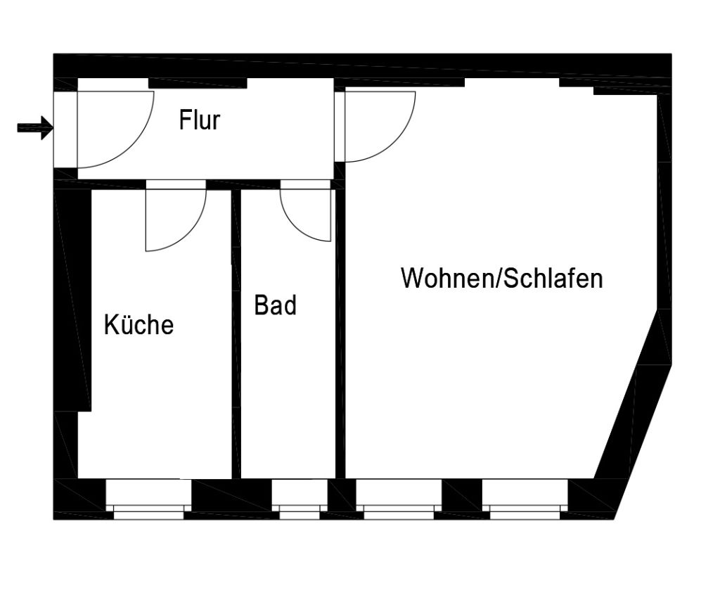 Miete 1 Zimmer Wohnung Berlin | Ganze Wohnung | Berlin | Charmantes, ruhiges Hinterhof Apartment in Prenzlauer Berg | Hominext