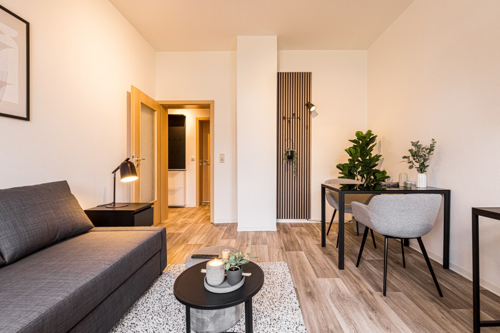 Rent 1 room apartment Magdeburg | Entire place | Magdeburg | Modernes und stilvolles Business Apartment in Magdeburg | Hominext