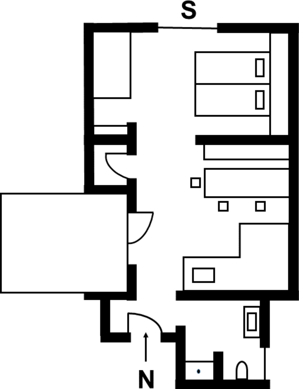 Miete 1 Zimmer Wohnung Bensheim | Ganze Wohnung | Bensheim | Schicke Luxus-Wohnung "Dach-Loft" für 2-3 Personen | Hominext