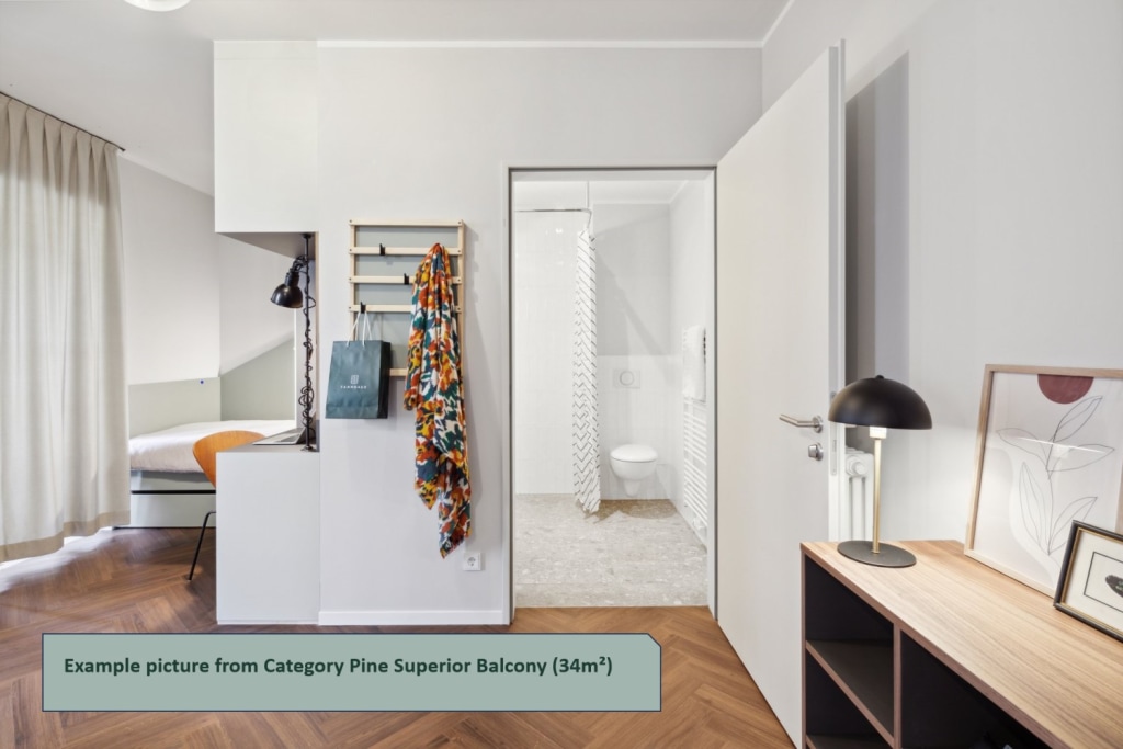 Miete 1 Zimmer Wohnung Berlin | Ganze Wohnung | Berlin | Serviced Apartments - Fir Classic Balcony Apartment | Hominext