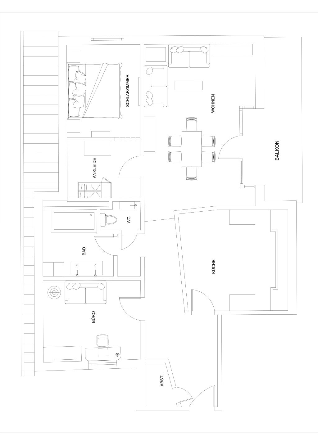 Rent 2 rooms apartment Friedrichshafen | Entire place | Friedrichshafen | Apartment am See | Hominext