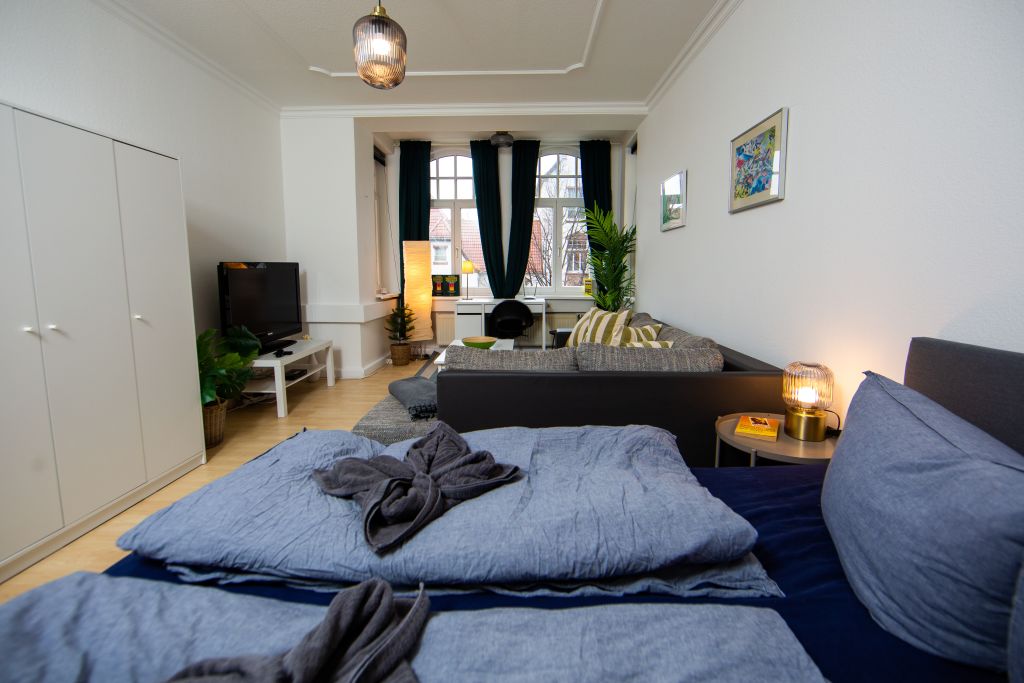 Miete 1 Zimmer Wohnung Erfurt | Ganze Wohnung | Erfurt | Gemütliche Altbau Apartment im Zentrum Erfurts | Hominext