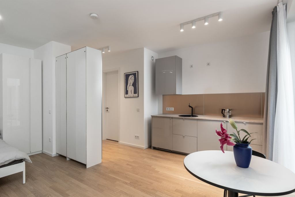 Miete 1 Zimmer Wohnung Berlin | Ganze Wohnung | Berlin | Downtown-High-End-Studio mit Concierge in der Innenstadt von Berlin | Hominext