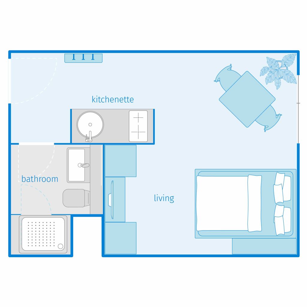 Rent 1 room apartment Berlin | Entire place | Berlin | Modernes Studio mitten im Kiez | Hominext