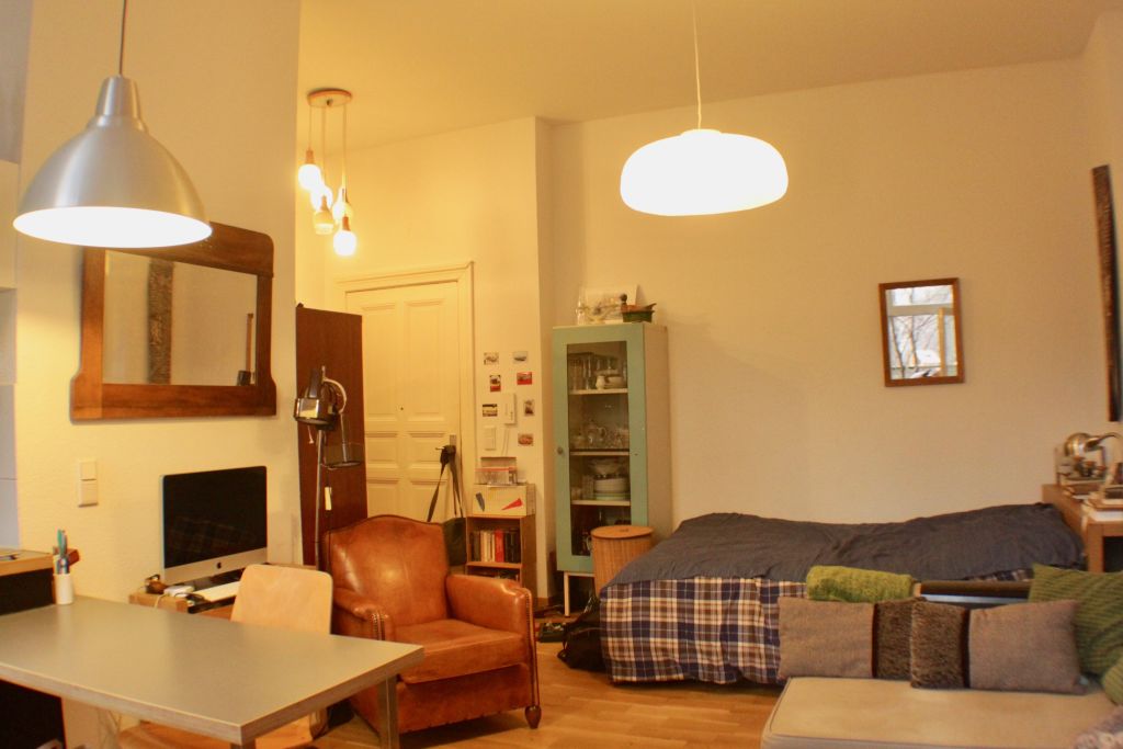 Miete 1 Zimmer Wohnung Berlin | Ganze Wohnung | Berlin | Praktisches, vollmöbliertes Apartment mit Garten in Berlin | Hominext