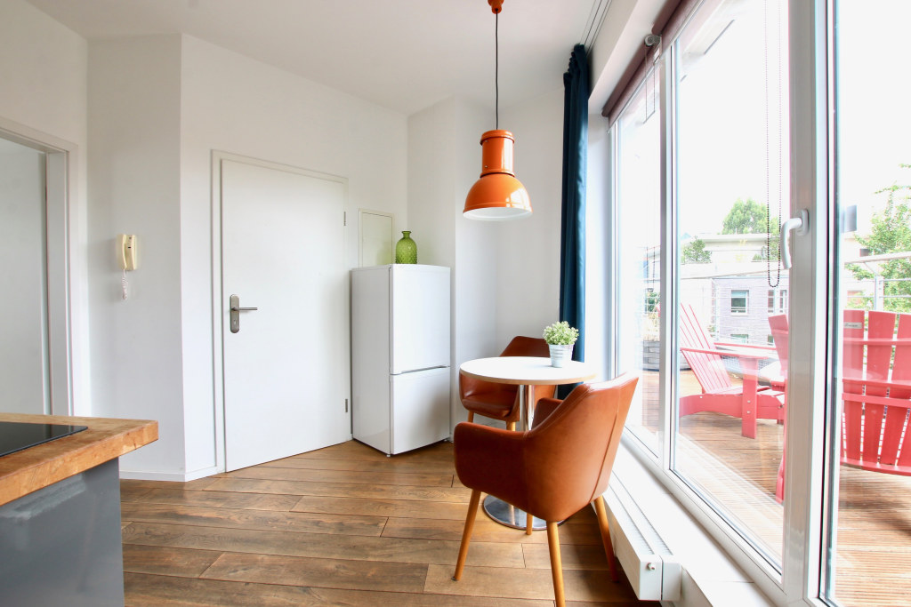 Miete 1 Zimmer Wohnung Köln | Ganze Wohnung | Köln | Schickes Penthouse-Apartment mit Balkon | Hominext