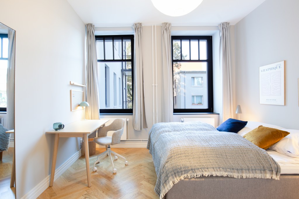 Miete 1 Zimmer Wohnung Berlin | Ganze Wohnung | Berlin | Fully furnished, stylish 2-room private apartment (incl. cleaning service, internet, registration etc.) | Hominext