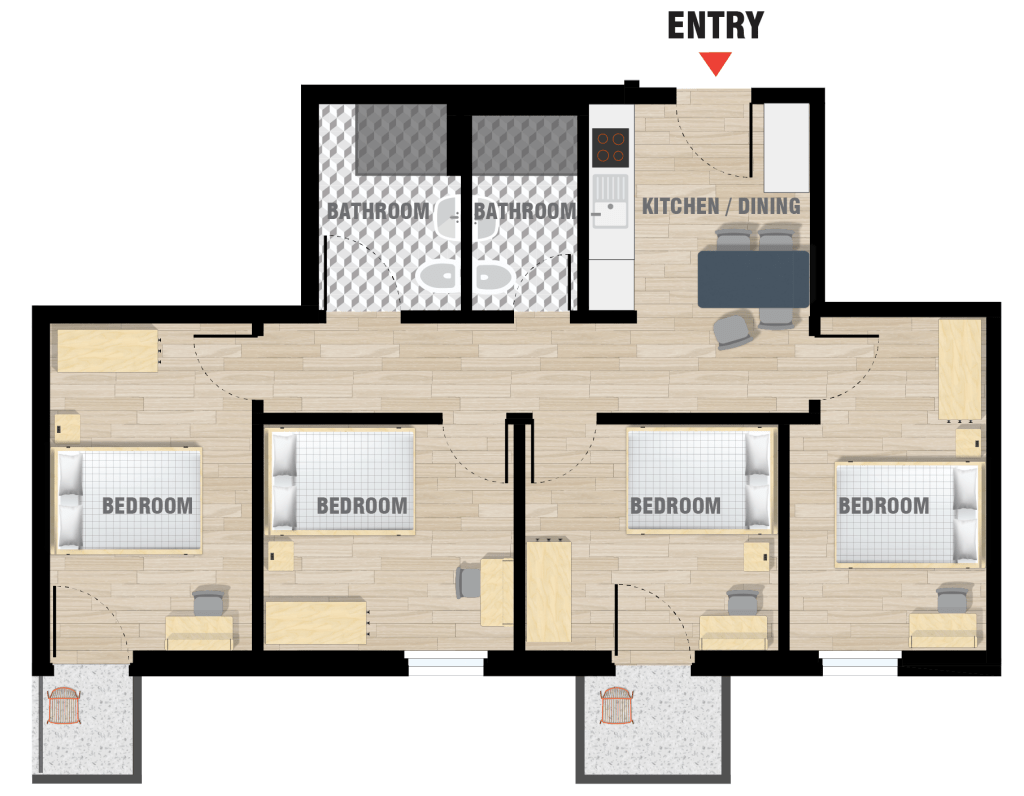 Rent 4 rooms apartment Berlin | Studio | Berlin | Private Room in Lichtenberg, Berlin | Hominext