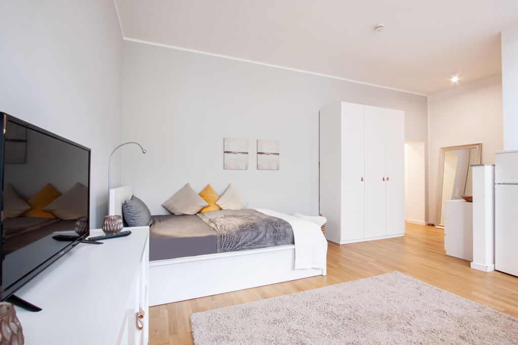 Miete 1 Zimmer Wohnung Düsseldorf | Ganze Wohnung | Düsseldorf | Helles Apartment im Jugendstilhaus! | Hominext