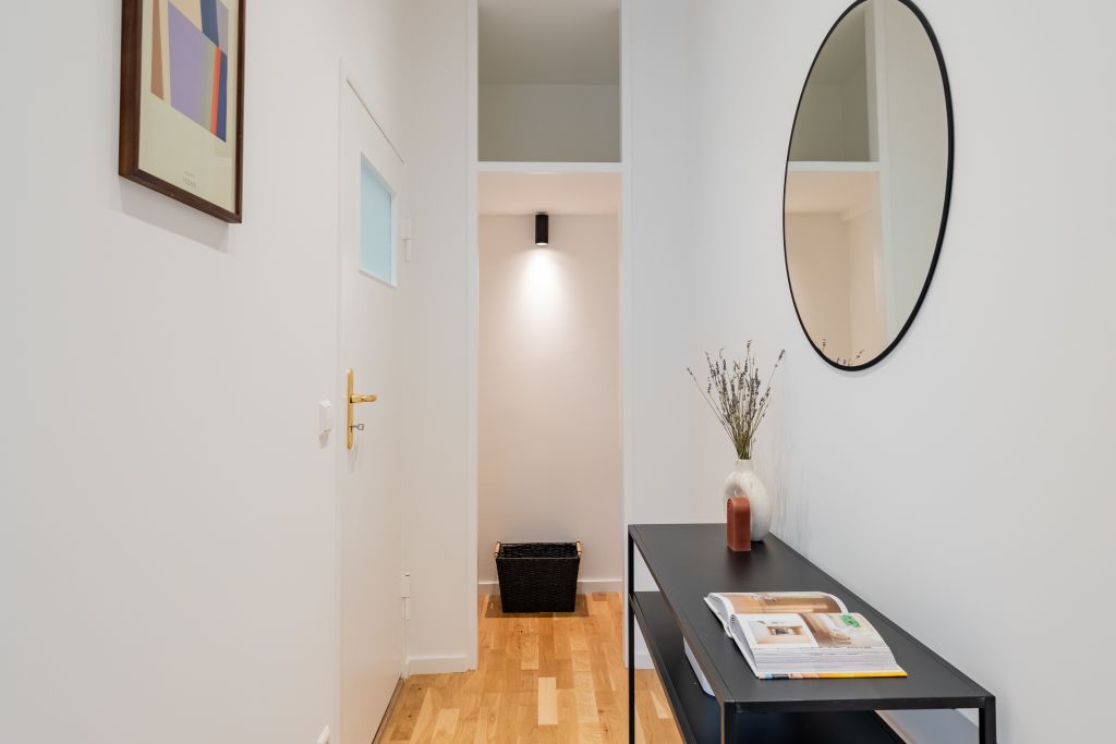 Miete 1 Zimmer Wohnung Berlin | Ganze Wohnung | Berlin | Brandneue und komplett möblierte 2-Zimmer-Wohnung mit Balkon in Lankwitz | Hominext